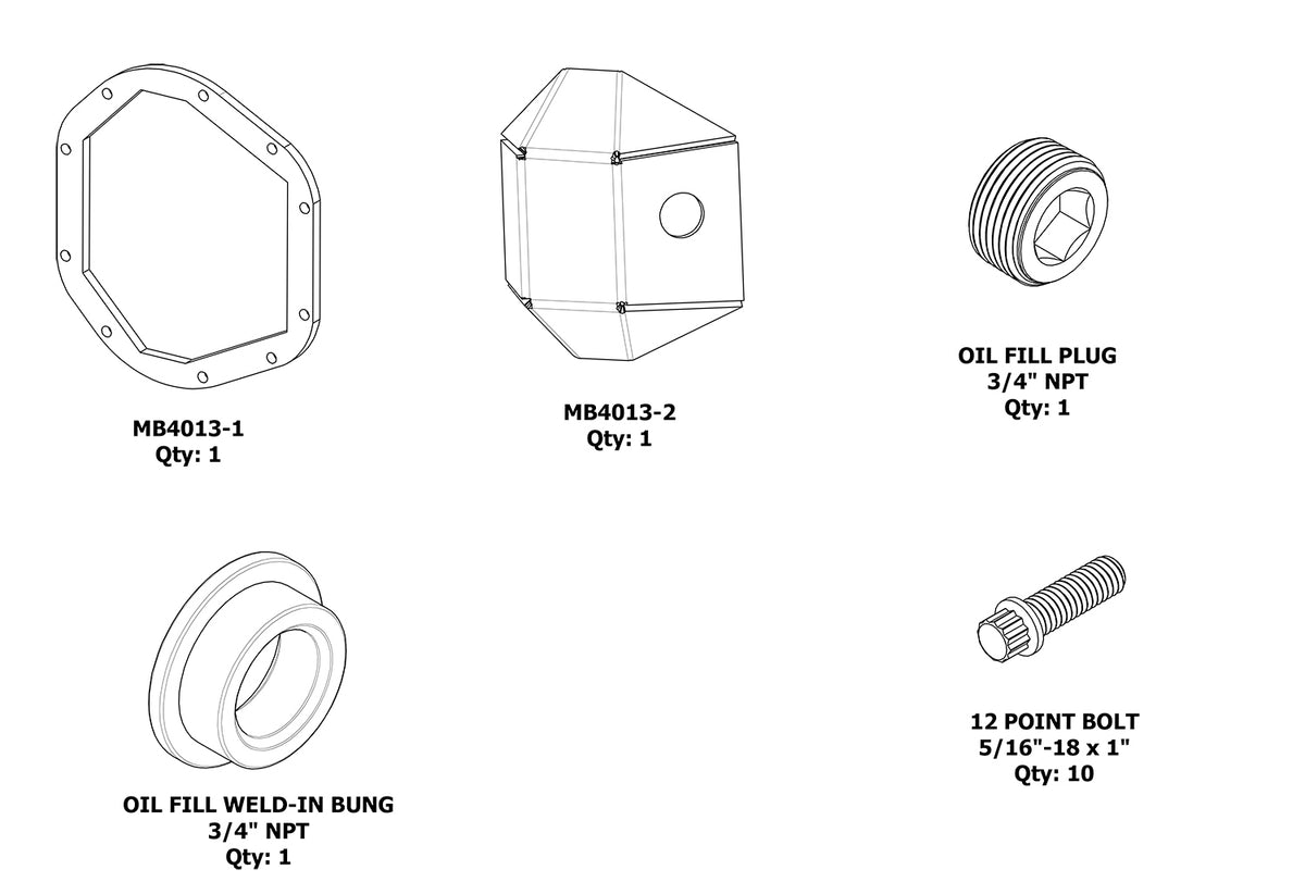 DIY Dana 44 DIFF Cover Motobilt