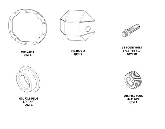 DIY Dana 35 DIFF Cover - Motobilt