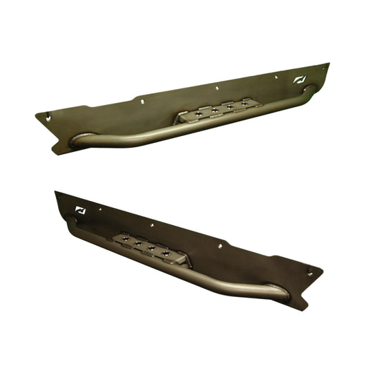 Full Length Rocker Guards with tube step for Jeep TJ - Motobilt