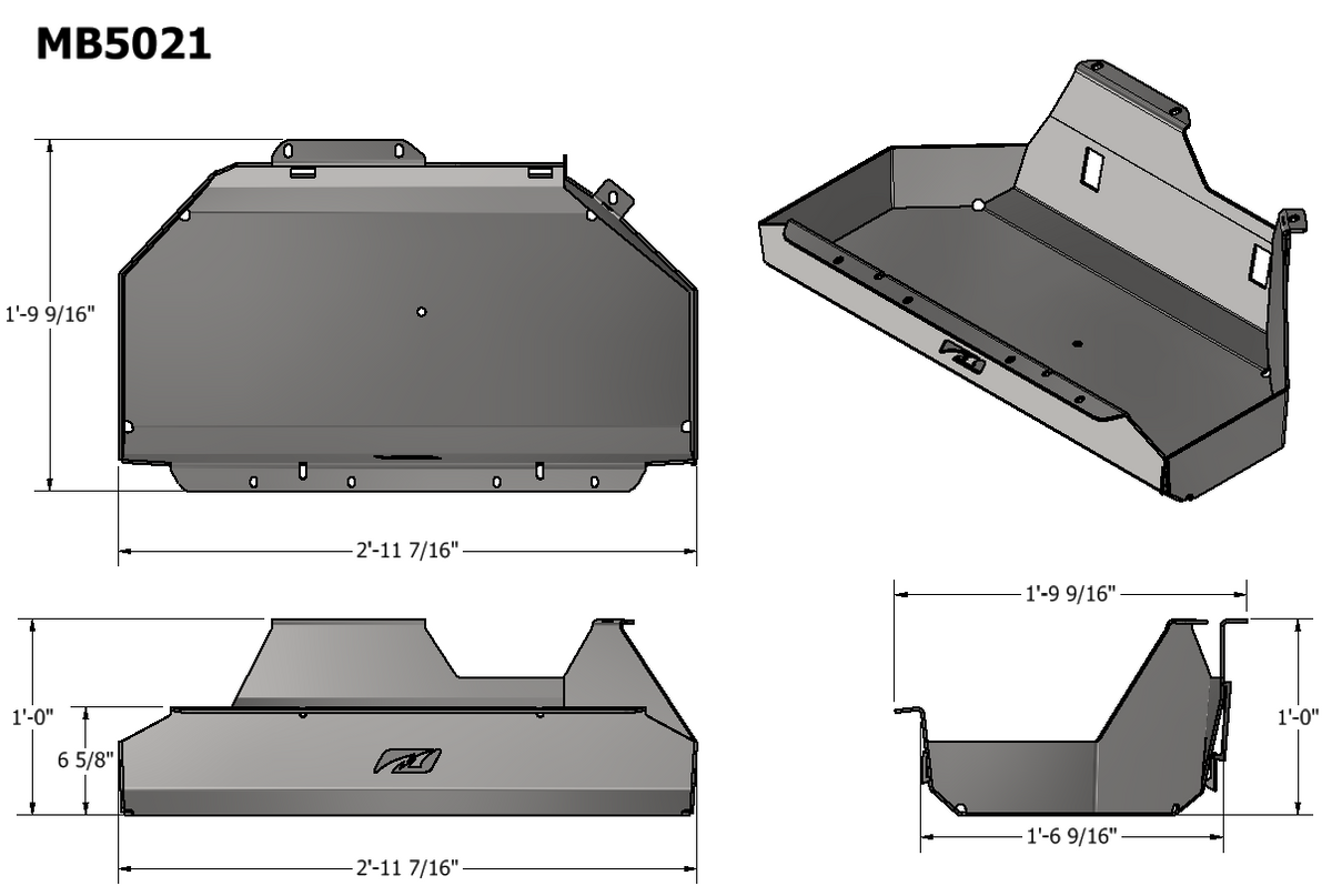 Gas Tank Skid Plate for Jeep TJ / LJ