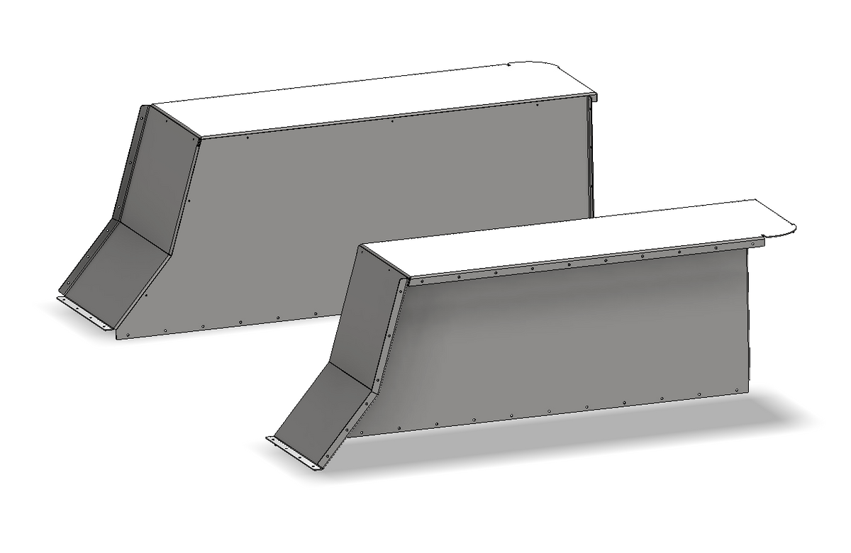 Highline Rear Inner Fender Replacement for Jeep YJ Motobilt