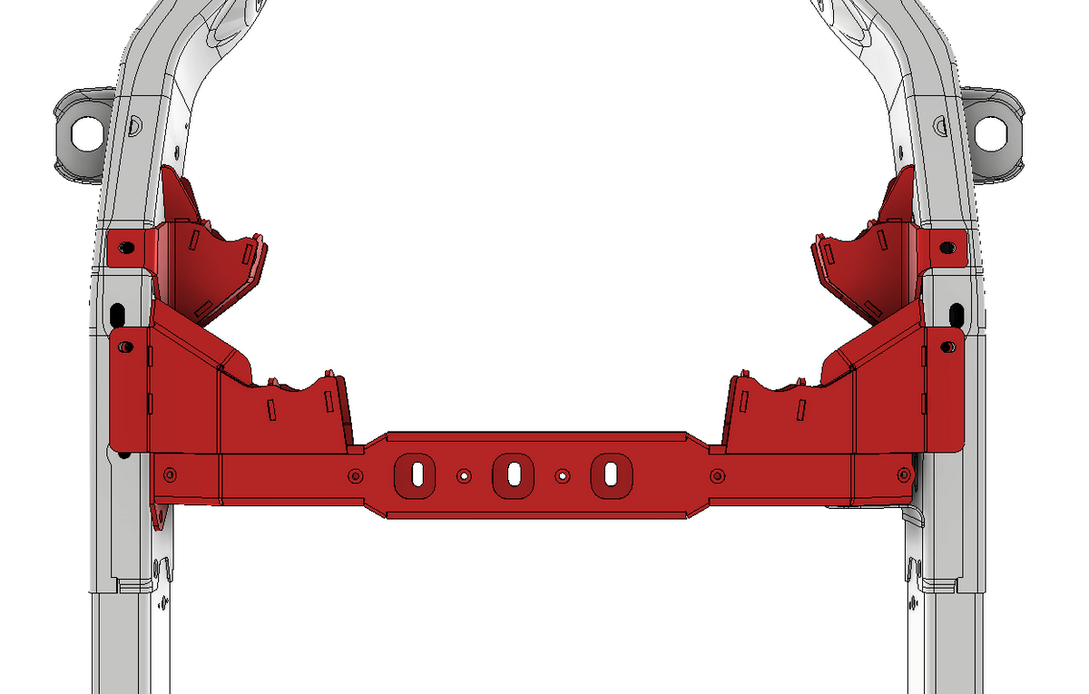 Front 3 or 4 Link Suspension Bracket Kit for Jeep JLU Motobilt