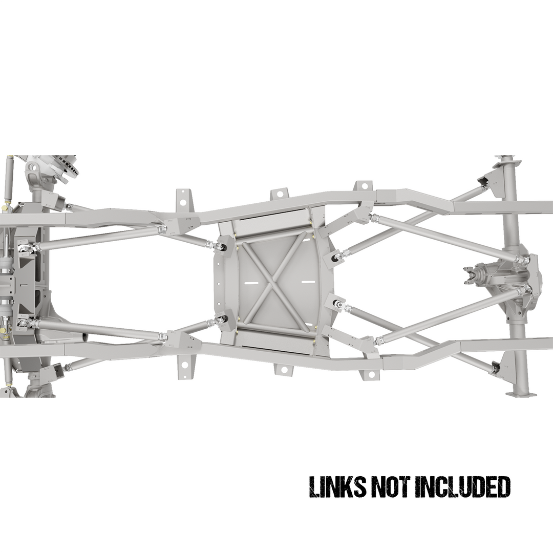 Double Triangulated 4 Link Suspension Mounting System for Jeep YJ/TJ/LJ - Motobilt