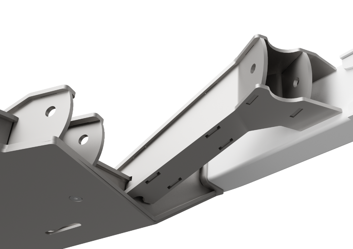 Double Triangulated 4 Link Suspension Mounting System for Jeep YJ/TJ/LJ