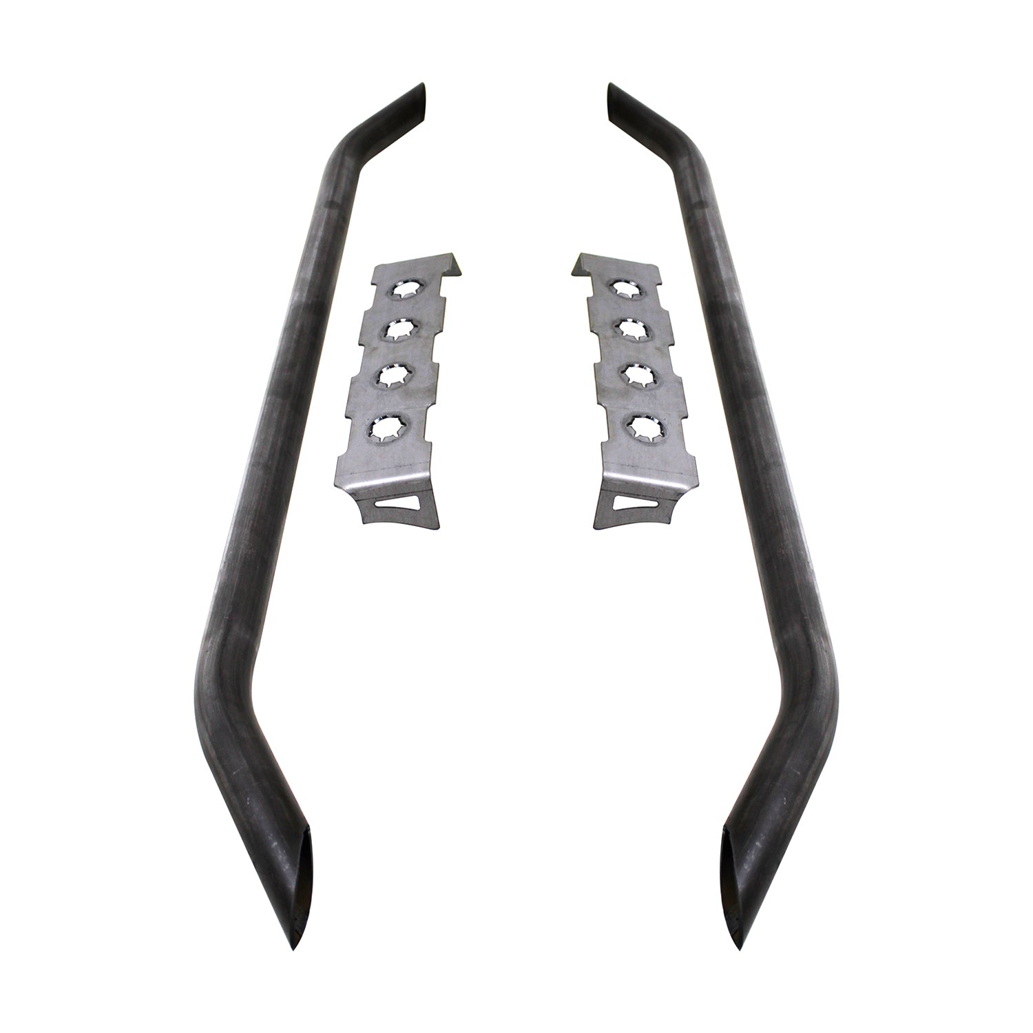 Rocker Guard Tube Kit with Grimple Steps Fits Flat Rockers – Motobilt