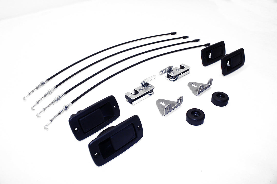 Aluminum Rear Half Doors for Jeep JK - Motobilt