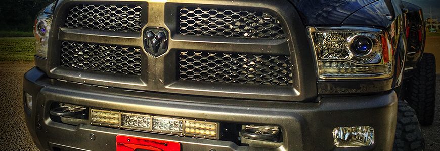 150W LED Light Bar & Bracket Kit For 03-18 RAM 2500 3500 - IJDMTOY