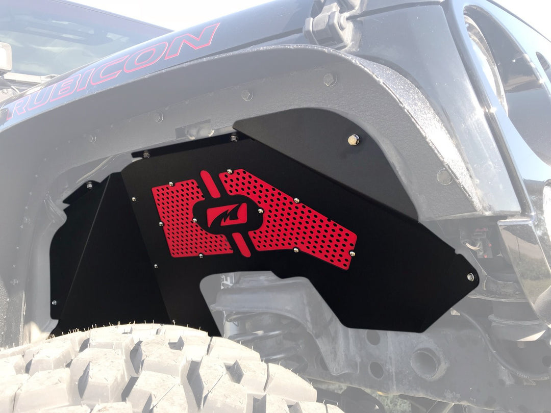 Body Armor Package w/ Spare Tire Carrier for Jeep JK - Motobilt