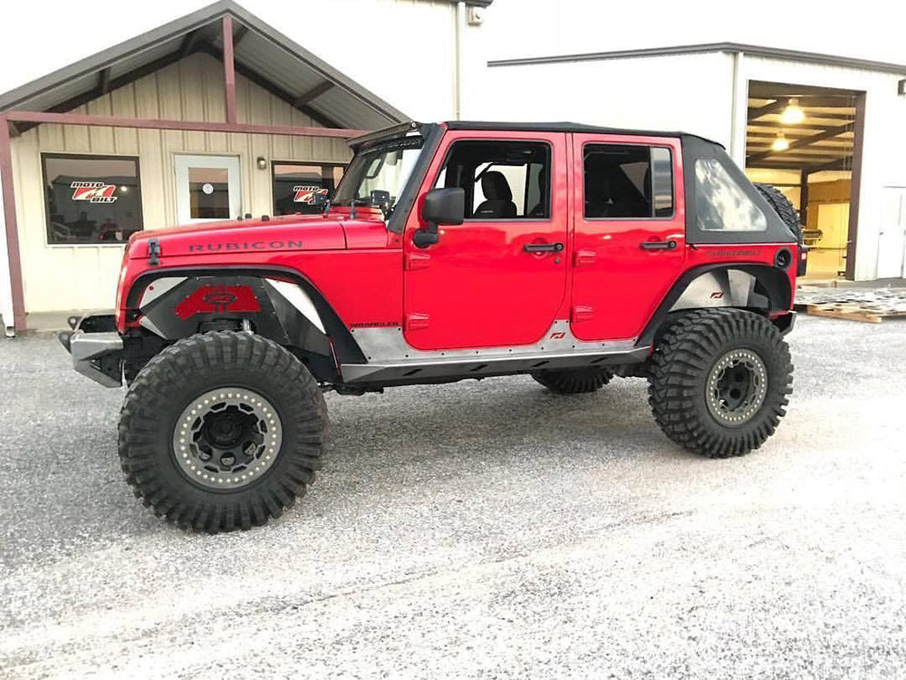Crusher Rocker Guards w/ Step for Jeep JKU 4 Door – Motobilt