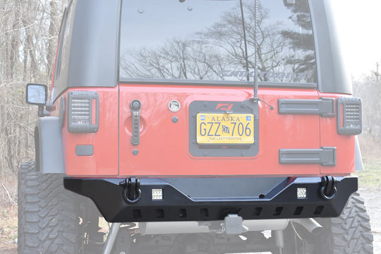 Body Armor Package w/ Spare Tire Carrier for Jeep JK - Motobilt
