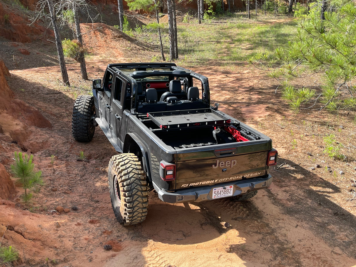 Trail Rail Cargo Rack Brackets for Jeep JT Gladiator – Motobilt
