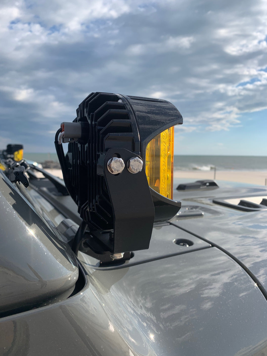 A-Pillar Light Mount Kit for Jeep JL/JT - Motobilt
