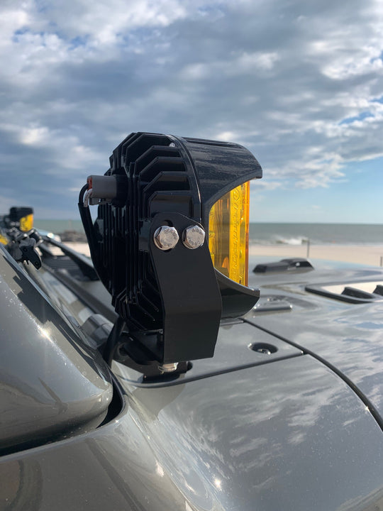 A-Pillar Light Mount Kit for Jeep JL/JT - Motobilt