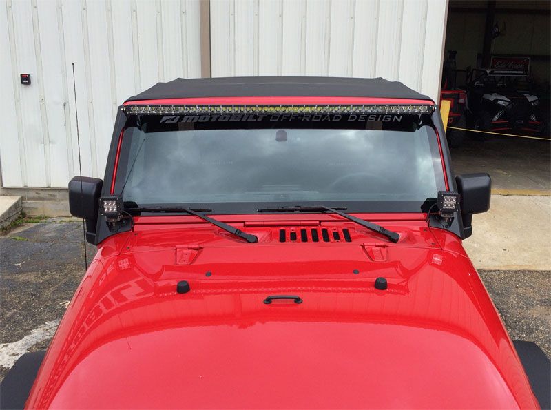 51-3/8" LED Light Bar Mount for Jeep JK / JKU - Motobilt