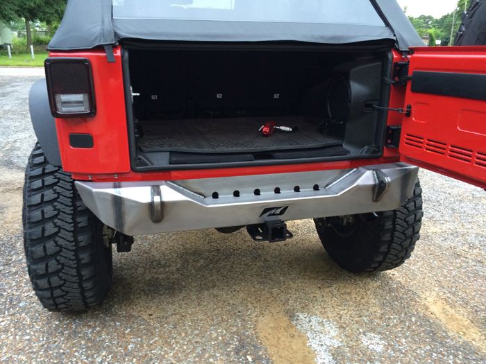 Stubby Rear Bumper for Jeep JK / JKU – Motobilt
