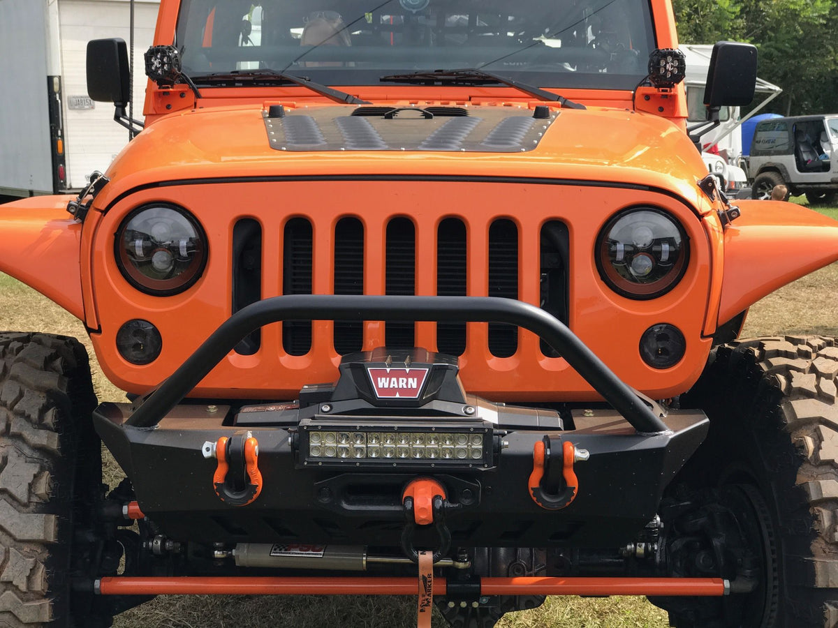Crusher Front Bumper w/ Stinger for Jeep JK / JKU