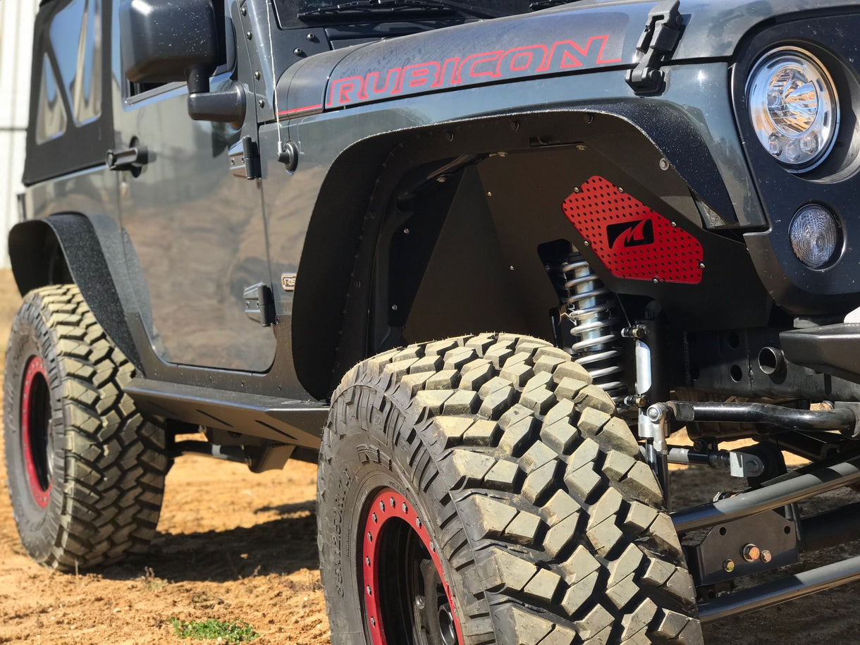 Crusher Series Rocker Guards w/ Step for Jeep JK 2 Door – Motobilt