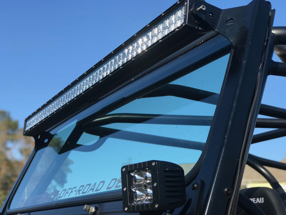 50" LED Light Bar Mount for Jeep CJ / YJ - Motobilt
