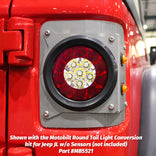 4’’ Inch Round LED Multi-Purpose Taillights w/ Rubber Grommets