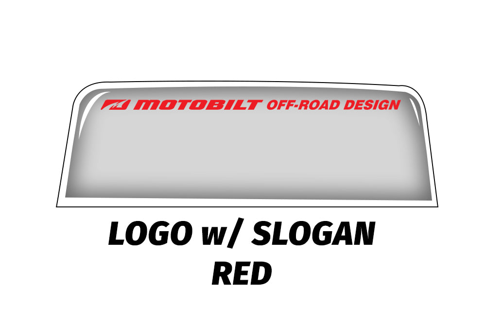 Motobilt Windshield Banners Motobilt