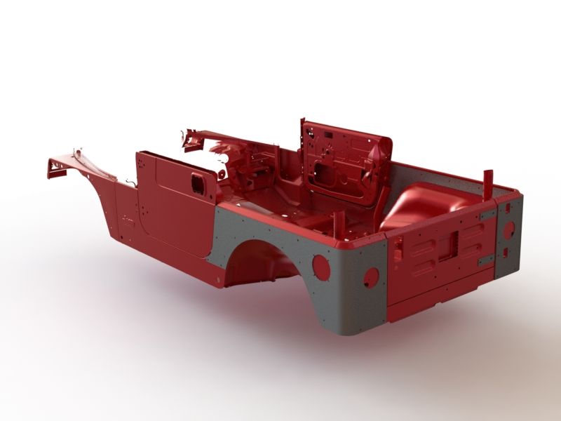 Factory Cut Corner Guards for Jeep TJ - Motobilt