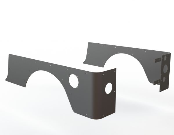 Factory Wheel Opening Corner Guards for Jeep LJ 04-06 Motobilt