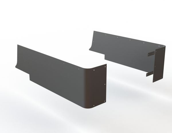 Blank Corner Guards for Jeep LJ 04-06 Motobilt