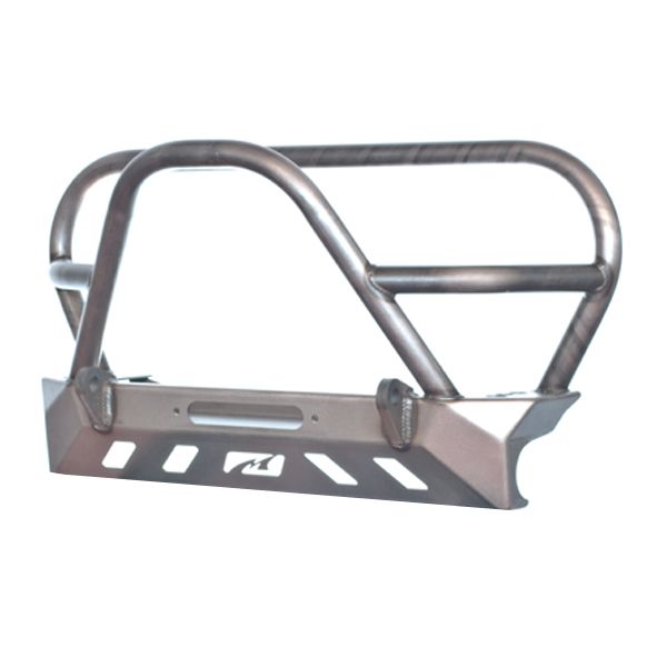 Crusher Series Front Bumper w/ Grill Hoop & Stinger for Jeep YJ / TJ /LJ - Motobilt