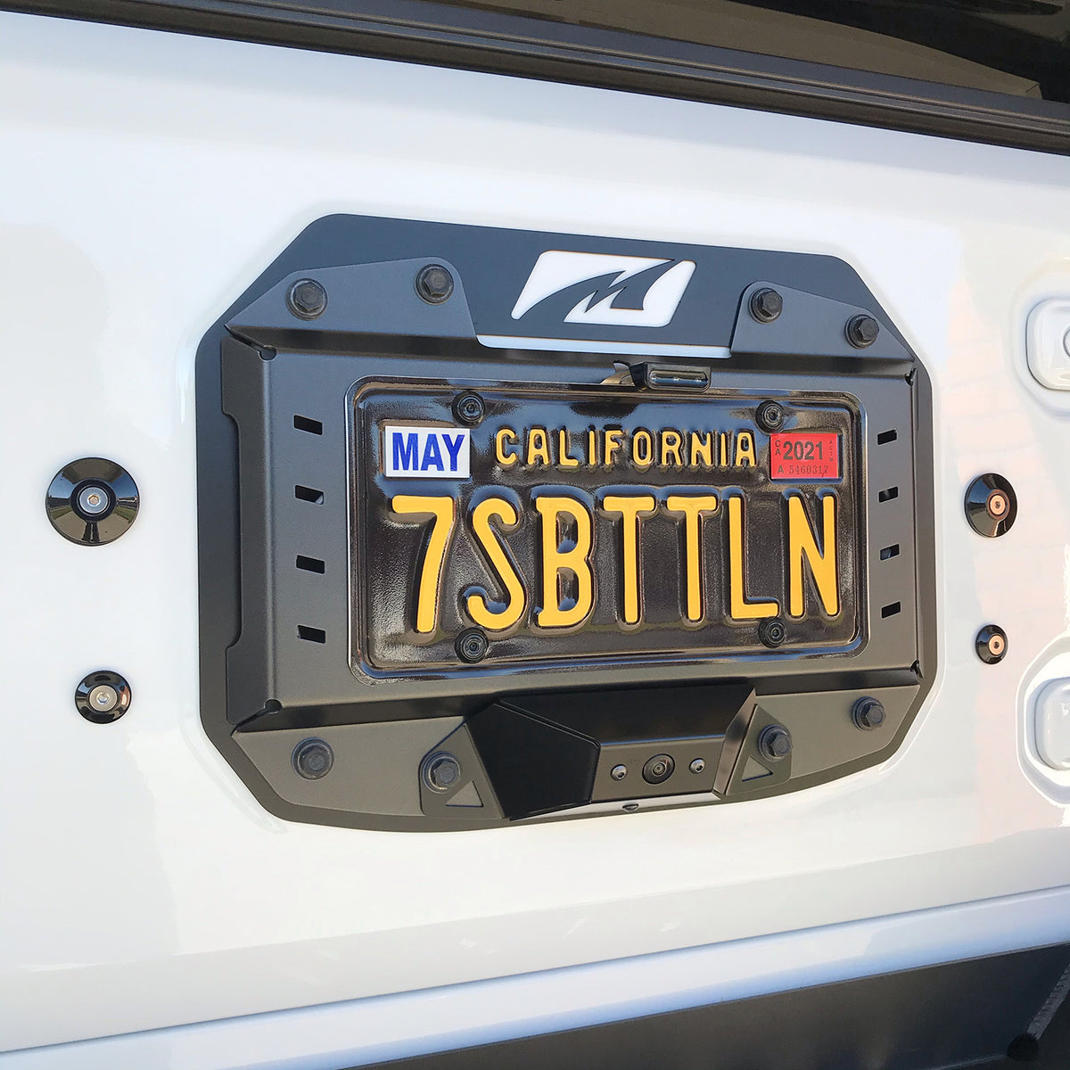 Spare Tire Delete Tag Mount for Jeep JL / JLU Motobilt