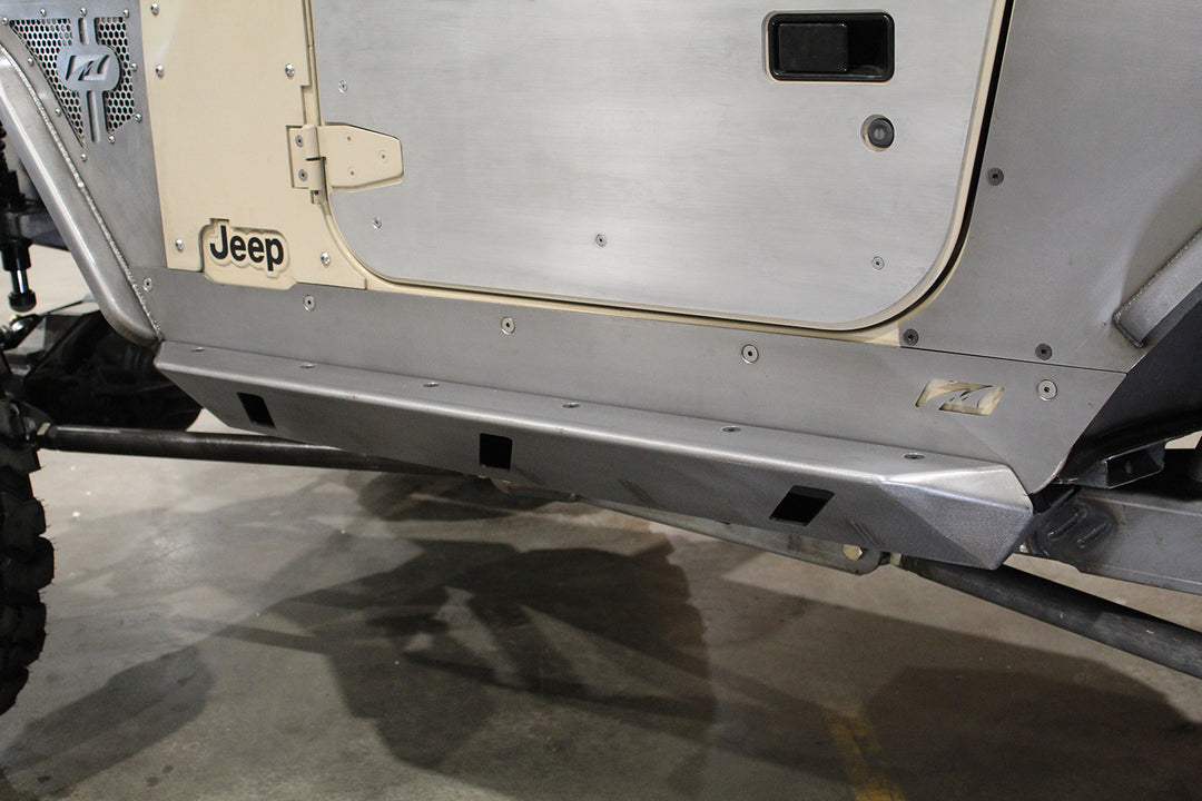 Rocker Guards with Boat Side Steps for Jeep TJ – Motobilt