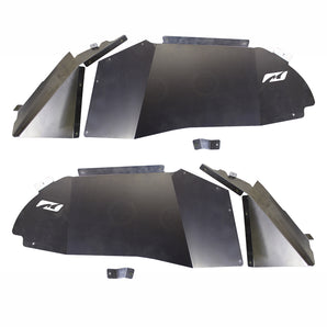 Aluminum Blank Front Inner Fenders for JL/JLU/JT Gladiator - Motobilt