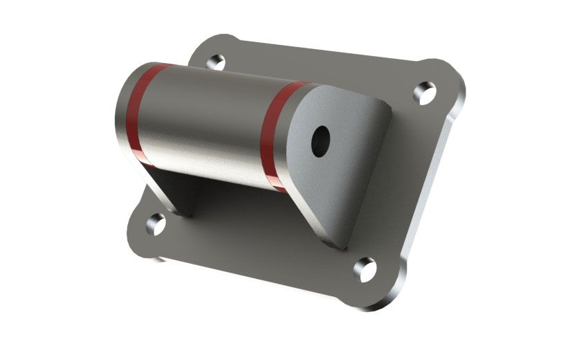 Poly Bushing or Shock Tab 2.5" Base Motobilt