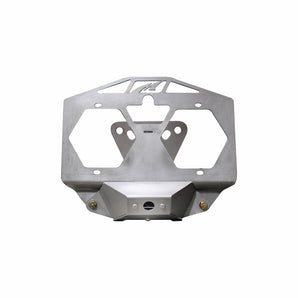 thumbnail image 2 of Rolled License Plate Relocation Bracket For Yamaha YZF R1 - Silver Aluminum Side Mount Tag Holder 2 of 6