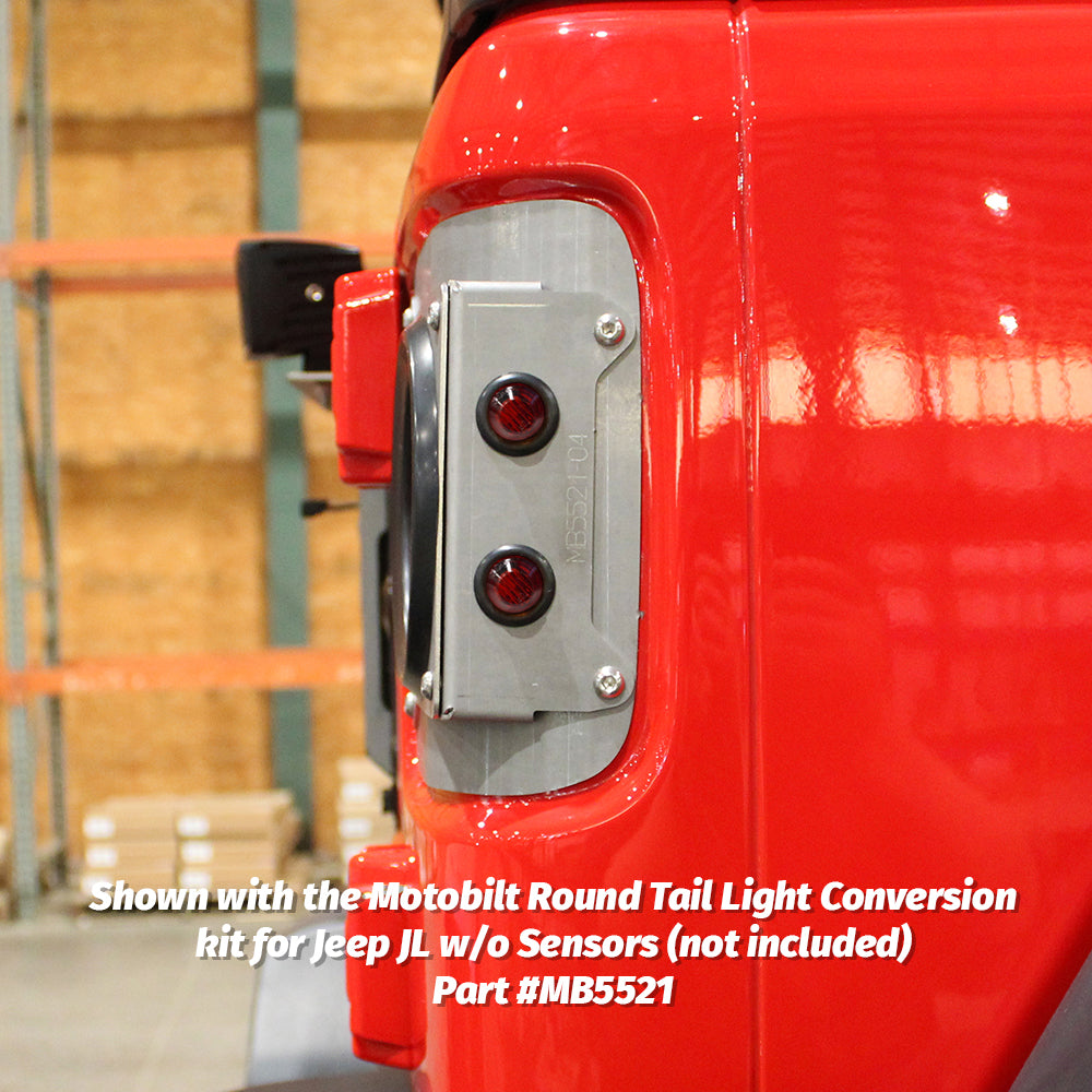 3/4” Red Lens LED Fender/Side Marker Light (2 pack) - Motobilt