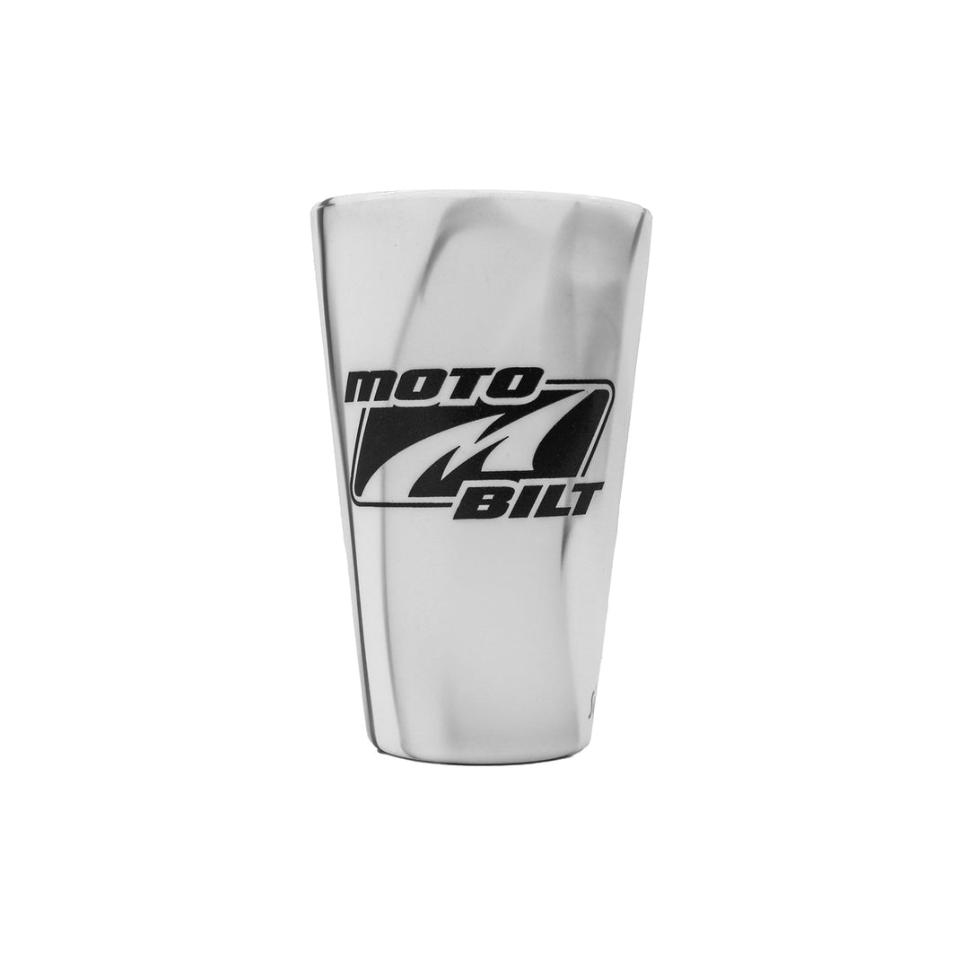 Motobilt Silipint Cup - Marble White 16oz. - Motobilt