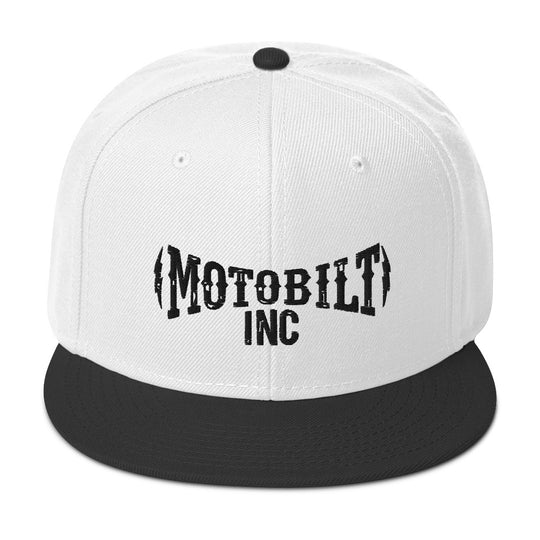 Motobilt Snapback Hat - Black Logo - Motobilt