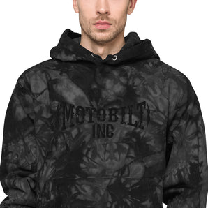 Motobilt Embroidered Champion tie-dye hoodie - Motobilt