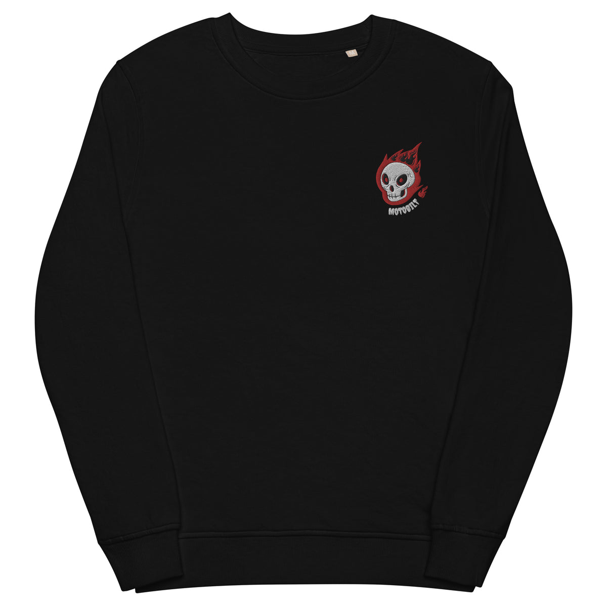 Motobilt Skulls on Fire Unisex organic sweatshirt Motobilt