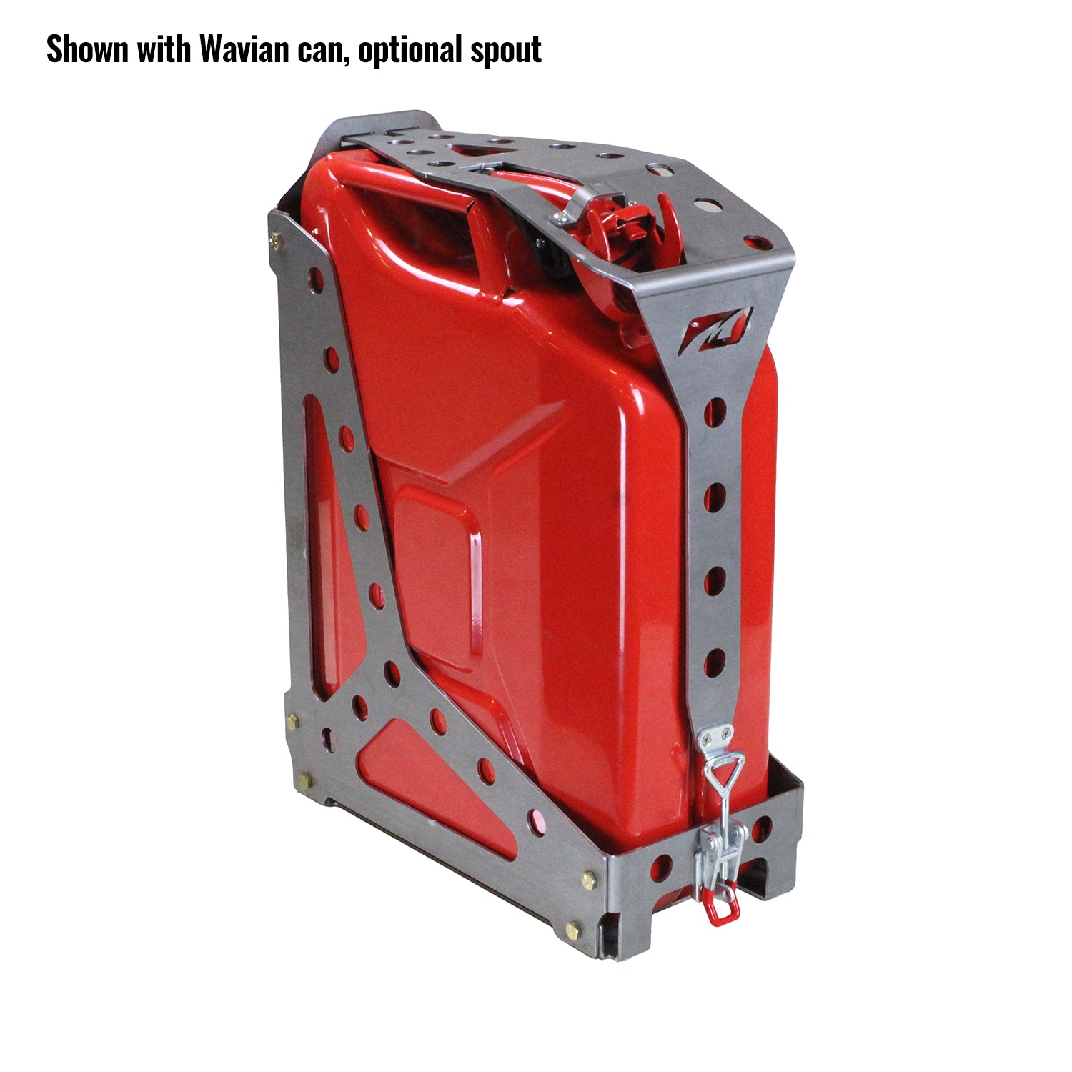 Jerry Can Mount for Wavian and Harbor Freight NATO Gas Cans - Motobilt