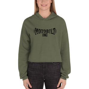 Motobilt Crop Hoodie - Lightning Bolts - Motobilt