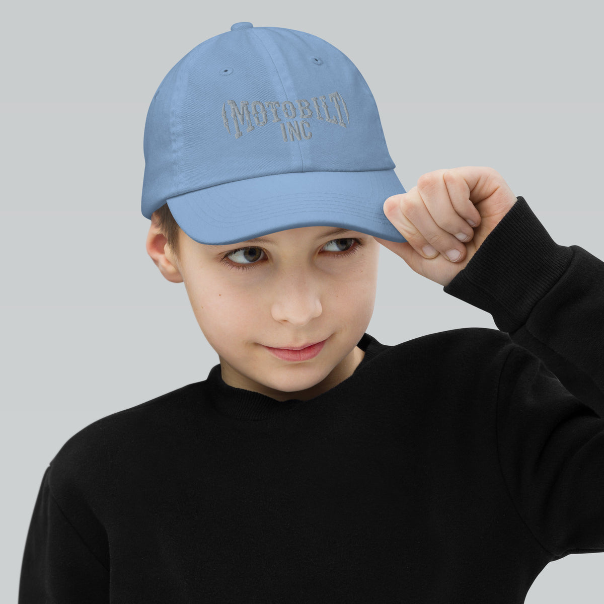 Motobilt embroidered logo Youth baseball cap Motobilt